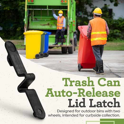 Push Clip Trash Can Locks, Durable Trash Can Lock - Image 2