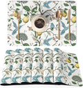QIYI Placemats Set of 6, 12x18 Inch Faux Leather Place Mats by QIYI