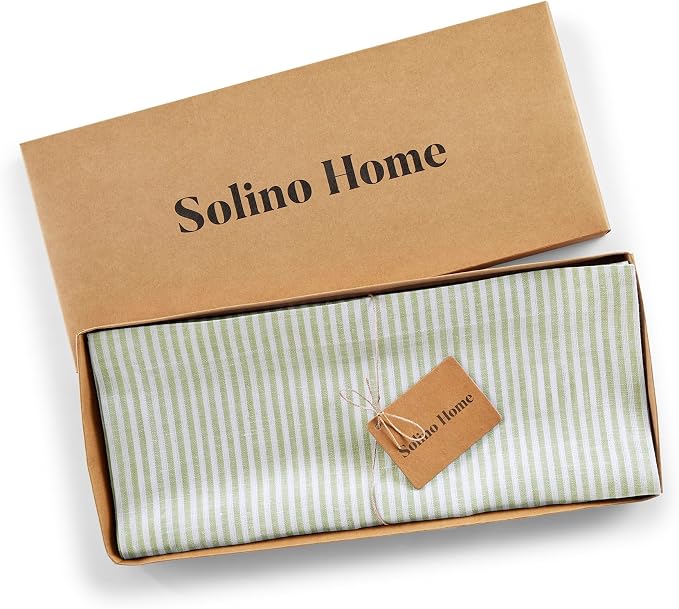 Solino Home Linen Table Runner 120 Inches Long - Image 6