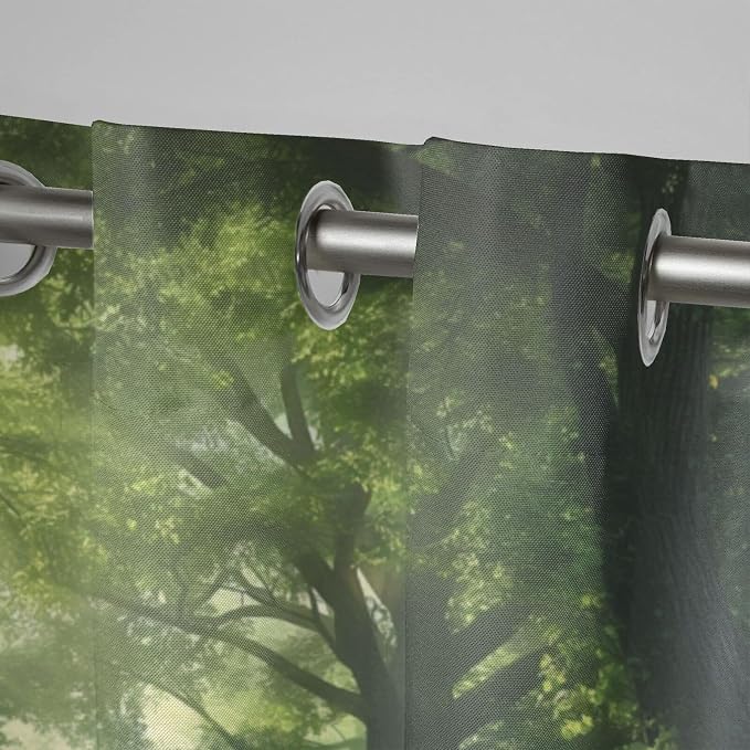 Forest Theme Waterproof Outdoor Curtains - Image 4