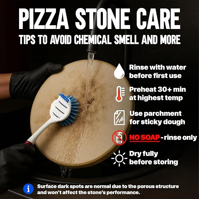 KitchenStar 12-inch Pizza Stone - Image 7