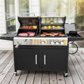 MFSTUDIO 3 In 1 Gas and Charcoal Grill Combo by MFSTUDIO
