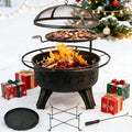 31" 2-in-1 Wood Burning Fire Pit by Gbekery