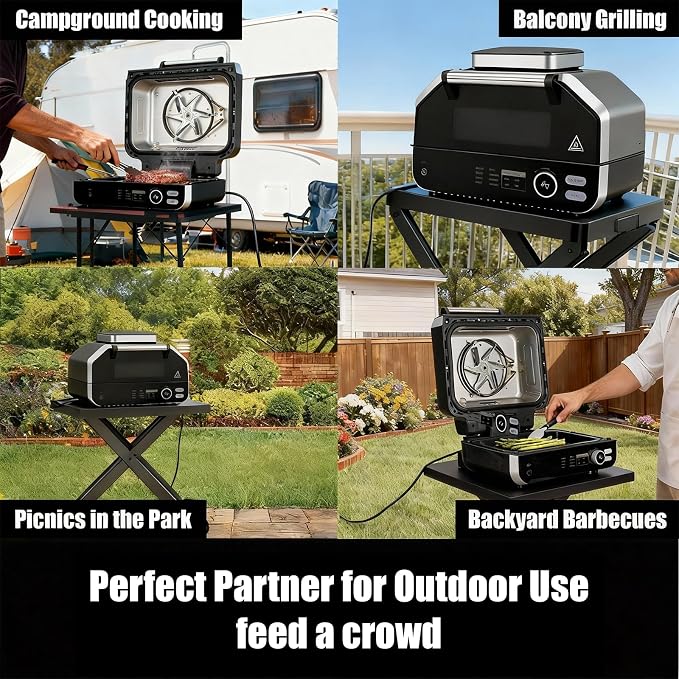OLIXIS Electric Grill Outdoor/Indoor, 8-in-1 Multifunctional Large Electric BBQ - Image 6
