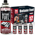Chef Master 12x 8oz Butane Fuel Canister by ChefMasterProfessional