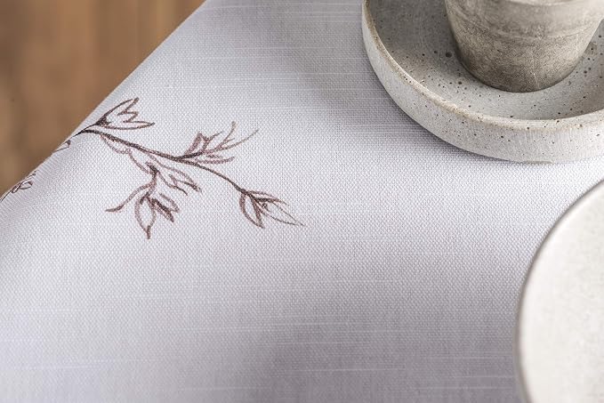 Maison d' Hermine Table Cloth Round Table 100% Cotton 69 Inches Tablecloth - Image 8