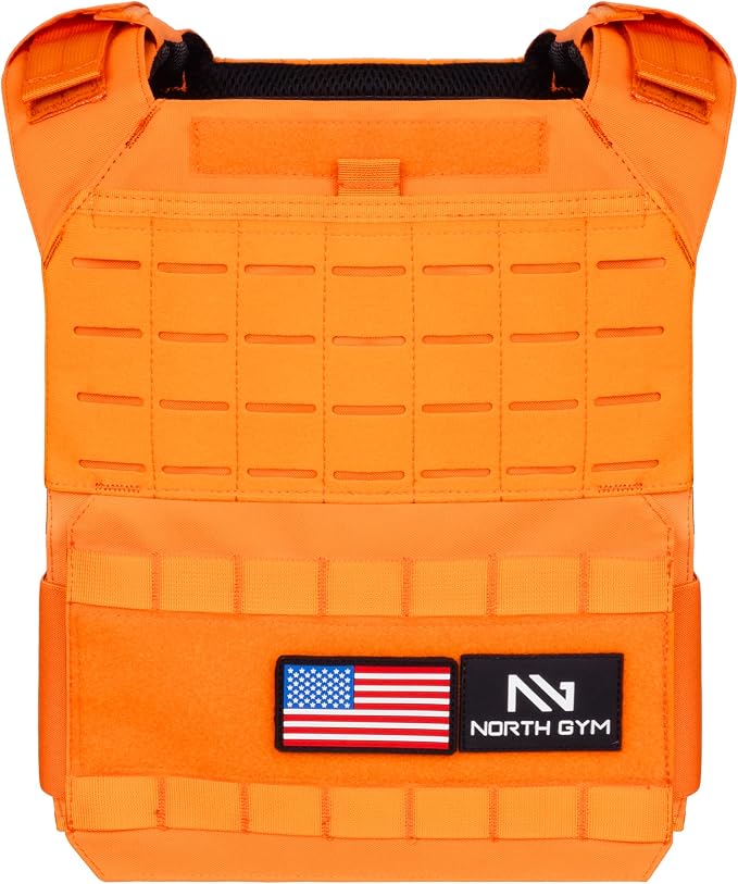 Northgym Adjustable Weighted Vest/Incl. 3D Weight Plates in 14lbs / 20lbs/ - Image 3