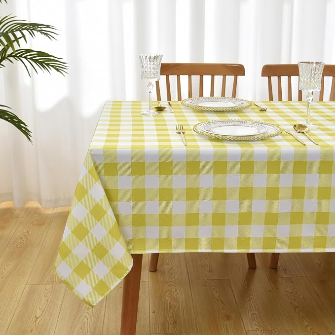 Classic Gingham Tablecloth Fabric - Image 2