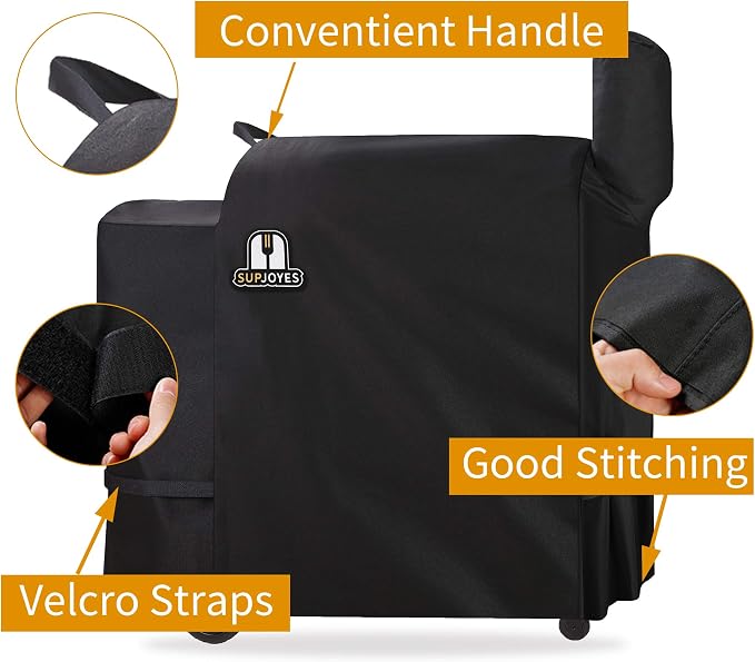 SUPJOYES Grill Cover for Traeger 34 & 780 Series, Heavy Duty Waterproof Wood - Image 4