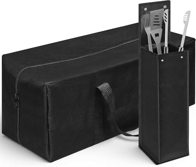 Amylove 2 Sizes Grill Utensil Storage BBQ Tool Bag Foldable Oxford Grilling by Amylove