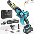 SEESII 8-Inch Cordless Mini Chainsaw, 2025 Upgraded Brushless Motor, Electric by Seesii