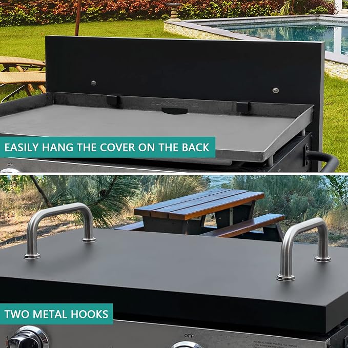 5003 Hard Cover for Blackstone 28" Griddle, and 1529 Heavy Duty Grill Cover for - Image 5