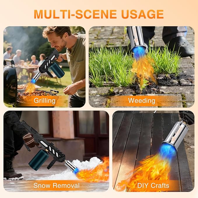 Powerful Propane Torch Gun, Kitchen Grill Torch - Image 4
