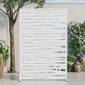 Casaphoria 72" H x 47" W Metal Outdoor Privacy Screen, Freestanding Decorative by Casaphoria