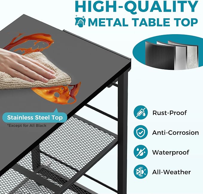 Ciokea Folding Outdoor Grill Cart - Image 4