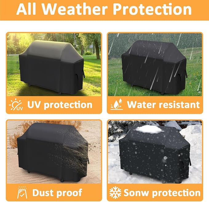 73 Inch Grill Cover for Weber Summit 600 Series Grill, Waterproof Large BBQ - Image 7