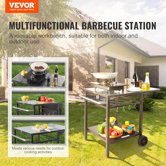 VEVOR Outdoor Grill Dining Cart - Image 2