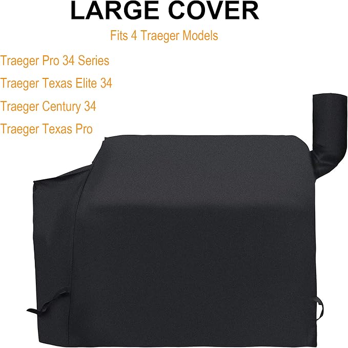 i COVER Pellet Grill Cover- Fits Traeger 34 Series and Pro 780 Grills and - Image 3