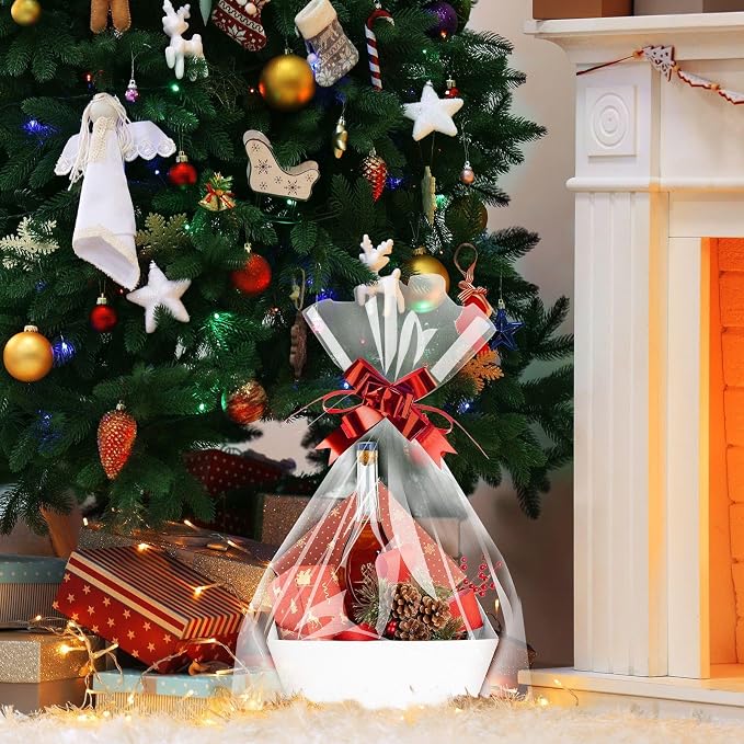 Fainne 74 Pcs Baskets for Gifts Empty Bulk DIY Empty Gift Basket Include 20 - Image 4
