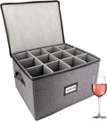 HOMELUX THEORY Wine Glass Storage Box by HomeluxTheory