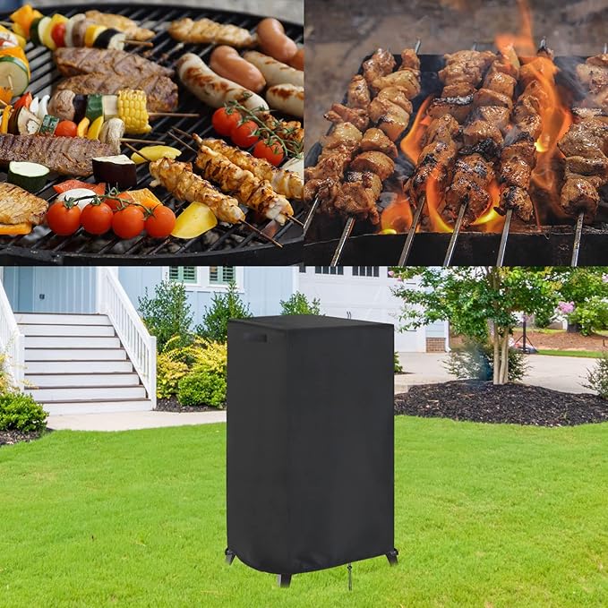 Smoker Cover Fit for Cuisinart Smoker, Waterproof Outdoor Grill Smoker Covers - Image 5