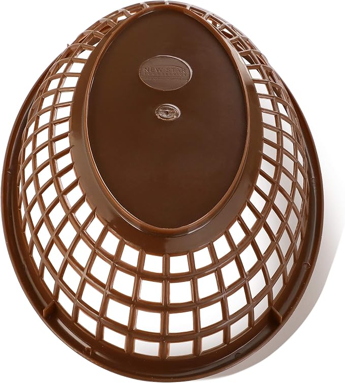 New Star Foodservice 44119 Fast Food Baskets, 9 1/4-Inch x 6-Inch Oval - Image 3