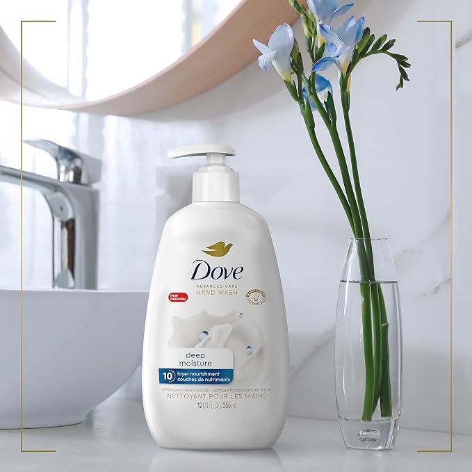 Dove Advanced Care Hand Wash Deep Moisture 4 Count - Image 5