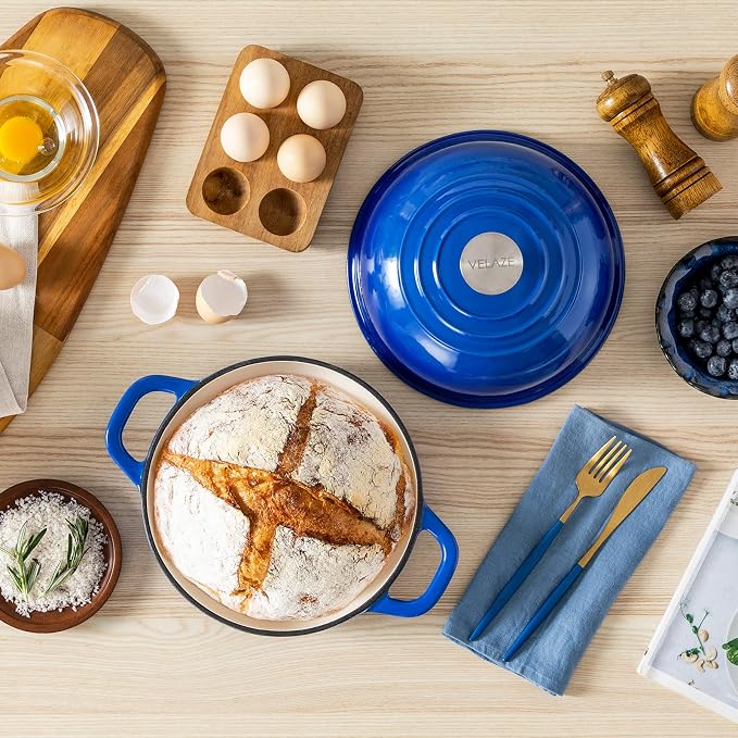 Velaze Enameled Cast Iron Dutch Oven - Image 8