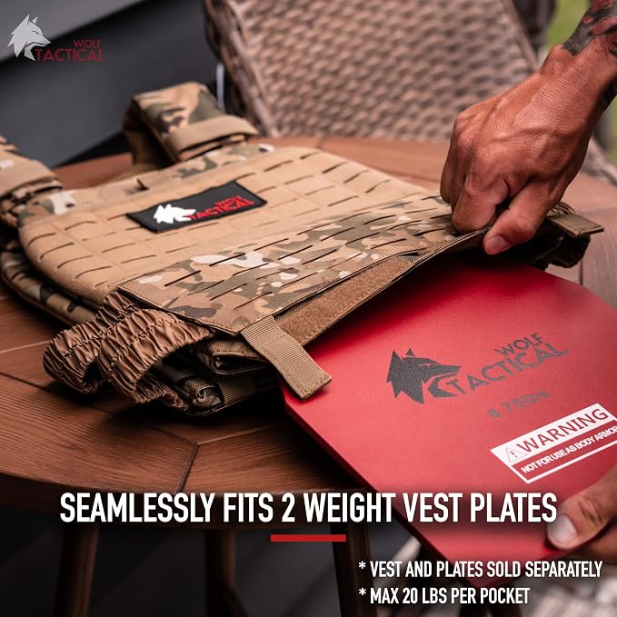 Wolf Tactical Adjustable Weighted Vest - Image 7