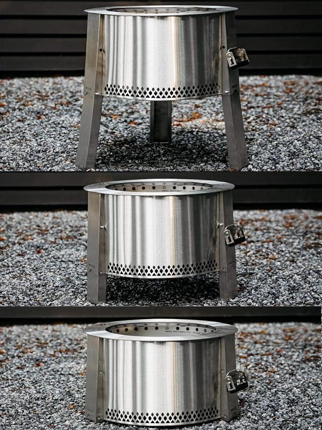 Breeo Smokeless Fire Pit | 21 inch Portable Smokeless Firepit - Image 8