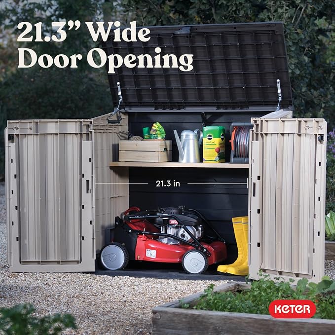 Keter Store-It-Out MIDI Outdoor Resin Horizontal Storage Shed - Image 13