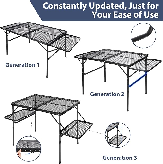 REDCAMP 36x24 Folding Grill Table - Image 6