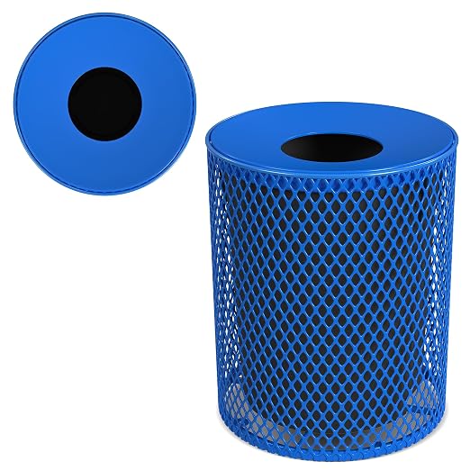 Leisure Craft Heavy-Duty 32 Gallon Receptacle, Liner Included, Made by LeisureCraft
