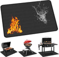 Large Under Grill Mat for Outdoor Grill, Double-Sided Fireproof Grill Pad by KRKITCHENRAKU