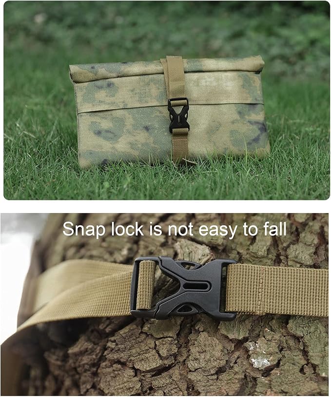 Camping Tableware Bag Travel Cooking Utensils Organizer Carry Case Picnic Roll - Image 4