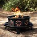 Verdelxue 35 Inch Octagonal Fire Pit by OutdoorFirePit