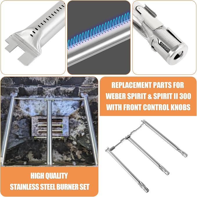 Grill Replacement Parts 7636 Flavorizer Bars 69787 Burners 7638 Grates - Image 7