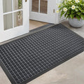 DEXI Front Door Mat Outside Entrance, 2x4 ft Rubber Entry Doormat Heavy Duty by DEXI