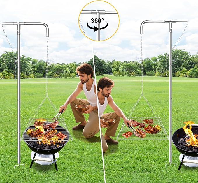Stainless Steel Campfire Grill - Image 4
