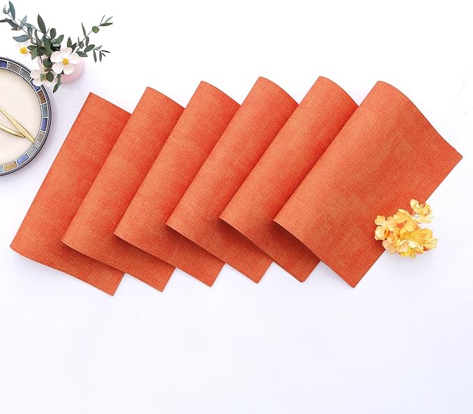 Homaxy Faux Leather Heat Resistant Placemats - Image 7