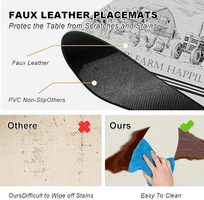 Farm Placemats Set of 4 - Image 4