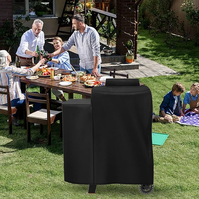 Grill Cover for Pit Boss Phoenix 376 Pellet, Heavy Duty 600D Waterproof for - Image 7