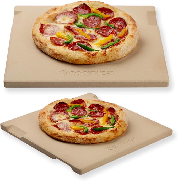 Pizza Stone, Cordierite Baking Stone by ROCKSHEAT