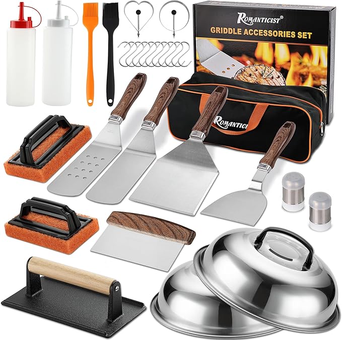 ROMANTICIST 29PCS Griddle Accessories Set by ROMANTICIST
