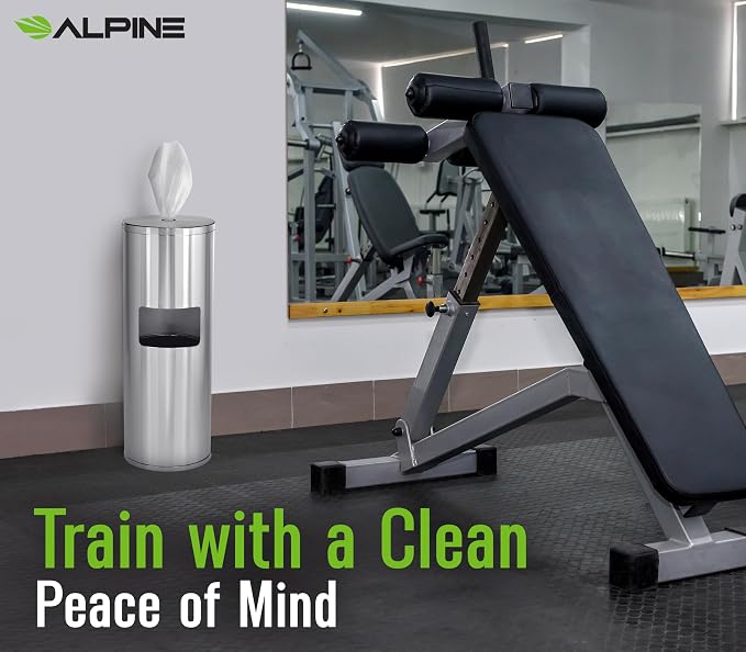 Alpine Stainless Steel Disinfecting Wipes Dispenser Floor Stand - Image 9
