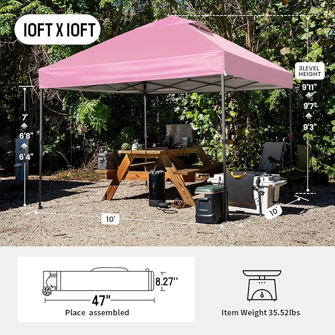 CROWN SHADES 10x10 Pop Up Canopy Tent - Image 2