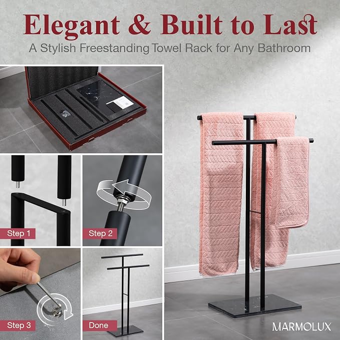 Towel Stand – Freestanding Towel Rack - Image 6