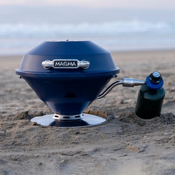 Magma C10-105-MB Midnight Blue Beach Fire Gas Grill | Portable Gas BBQ | - Image 4