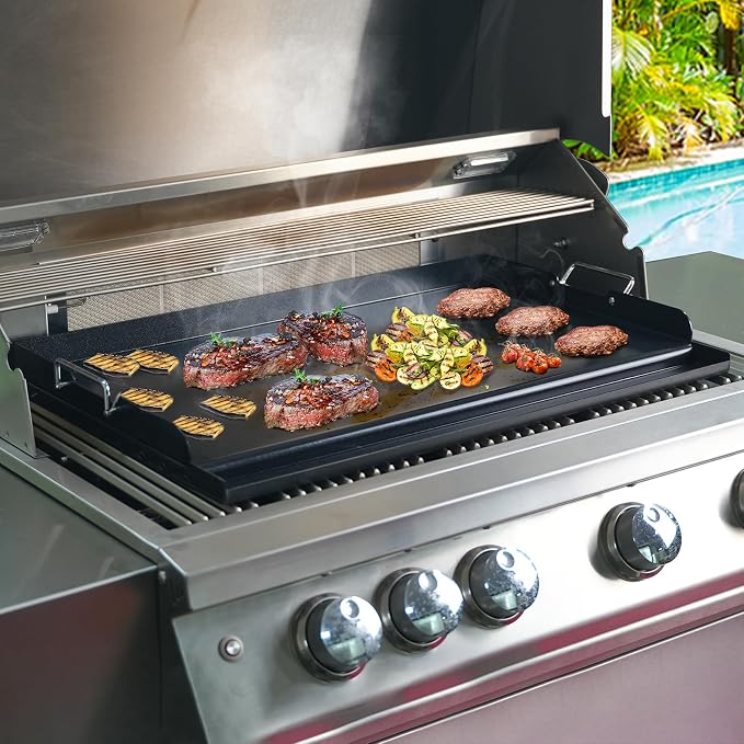 Skyflame 23"x16" Universal Grill Flat Top Griddle, Ceramic Coating Nonstick BBQ - Image 4