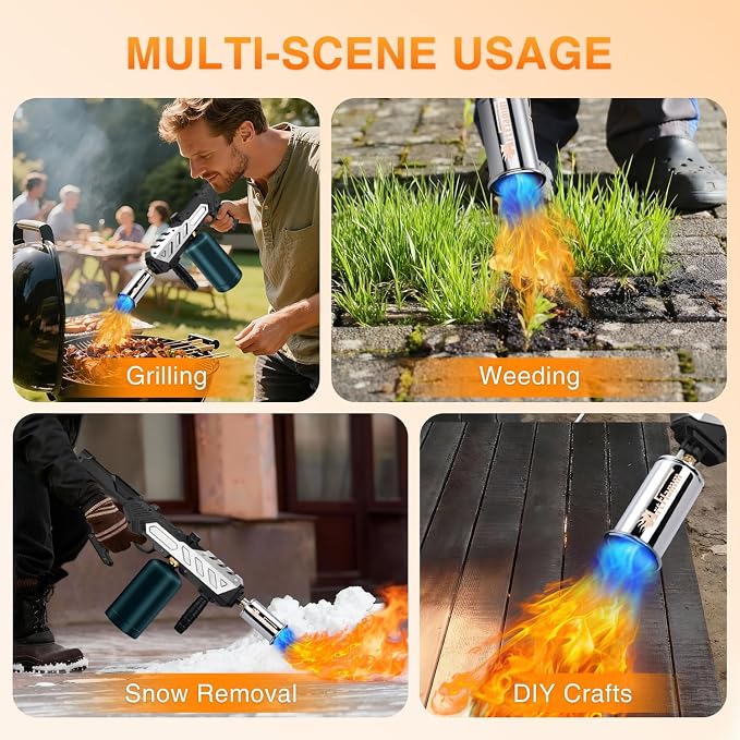 Powerful Propane Torch Gun, Kitchen Grill Torch - Image 5
